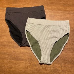 Aerie High Waisted Ribbed Undies Bundle